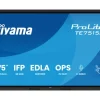 iiyama ProLite TE7515A-B1AG écran interactif 75 pouces 4K UHD certifié Google EDLA