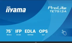 iiyama ProLite TE7513A-B1AG écran interactif de 75 pouces certifié Google EDLA