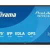 iiyama ProLite TE7513A-B2AG Écran interactif de 75 pouces certifié Google EDLA, pour une intégration et une collaboration fluides
