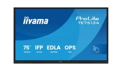 iiyama ProLite TE7513A-B2AG Écran interactif de 75 pouces certifié Google EDLA, pour une intégration et une collaboration fluides