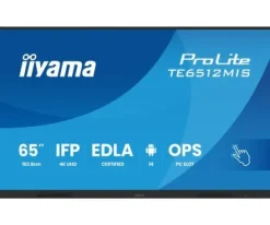 iiyama ProLite TE6512MIS-B4AG Écran tactile interactif 4K UHD de 65 pouces pour une collaboration interactive