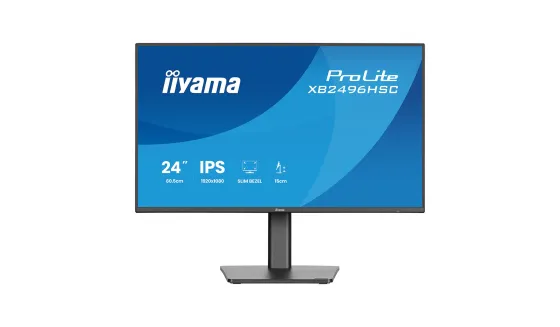 iiyama ProLite XB2496HSC-B1 Écran 24 pouces avec un taux de rafraîchissement de 144 Hz et un support réglable en hauteur