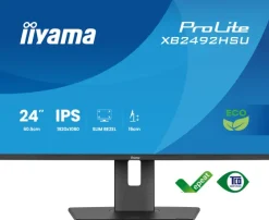 iiyama ProLite XB2492HSU-B1 écran IPS Full HD 24 pouces avec cadre fin sur les 4 côtés et socle réglable en hauteur
