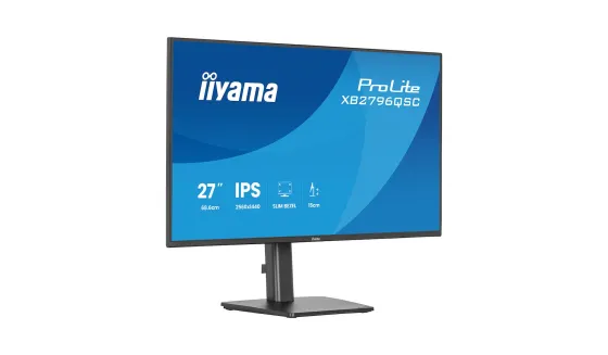 iiyama ProLite XB2796QSC-B1 Moniteur 27 pouces avec technologie IPS, port USB-C (65 W) et support réglable en hauteur