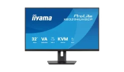 iiyama ProLite XB3294UHSCP-B1 Écran VA 4K 32 pouces avec USB-C (95 W), commutateur KVM et PiP/PbP