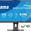 iiyama ProLite XCB3497WQSNPH-B1 34" VA UWQHD Écran incurvé avec caméra et microphone Windows Hello intégrés, station d'accueil USB-C, LAN, commutateur KVM