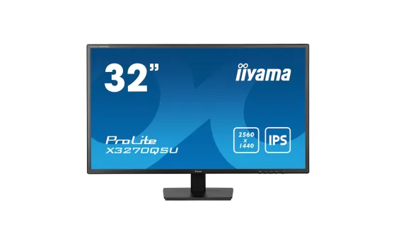 iiyama ProLite X3270QSU-B1 Moniteur 32 pouces avec technologie IPS et résolution WQHD