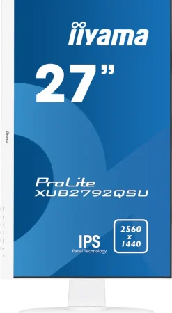 iiyama ProLite XUB2792QSU-W1 26,8" IPS Moniteur, 2560 x 1440 QHD / WQHD, 75Hz, 5ms