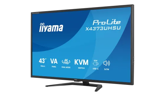 iiyama ProLite X4373UHSU-B2 Moniteur de 43 pouces avec une résolution 4K