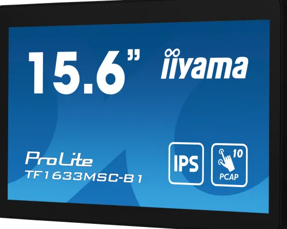 iiyama TF1633MSC-B1 - Moniteur IPS 16", 1920 x 1080 Full HD, 68Hz, 5ms