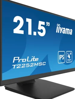 iiyama T2252MSC-B2 22" IPS Moniteur, 1920 x 1080 Full HD, 5ms