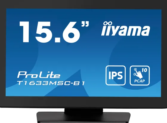 iiyama T1633MSC-B1 - Moniteur IPS 16", 1920 x 1080 Full HD, 68Hz, 5ms