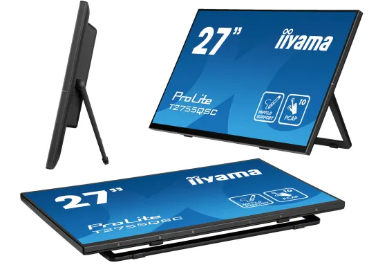 iiyama T2755QSC-B1 Moniteur IPS 27", 2560 x 1440 QHD / WQHD, 75Hz, 5ms