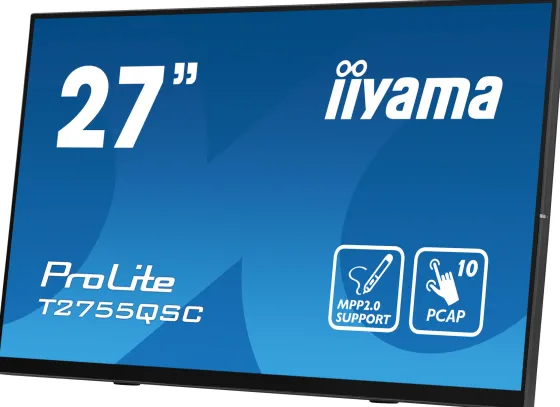 iiyama T2755QSC-B1 Moniteur IPS 27", 2560 x 1440 QHD / WQHD, 75Hz, 5ms
