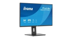 iiyama XB2497HSN-B1 Écran ProLite 23,8 pouces doté d'une dalle IPS, d'une station d'accueil USB-C, d'un port RJ45 (LAN) et d'un socle ergonomique