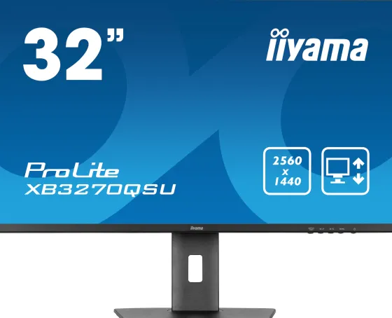 iiyama XB3270QSU-B1 - Moniteur IPS 32", 2560 x 1440 QHD / WQHD, 100Hz, 3ms