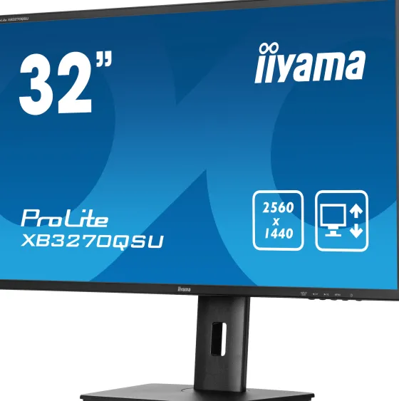 iiyama XB3270QSU-B1 - Moniteur IPS 32", 2560 x 1440 QHD / WQHD, 100Hz, 3ms