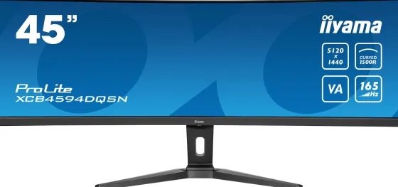 iiyama XCB4594DQSN-B1 - Moniteur VA 45", 5120 x 1440, 165Hz, 1ms