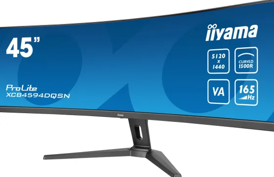 iiyama XCB4594DQSN-B1 - Moniteur VA 45", 5120 x 1440, 165Hz, 1ms