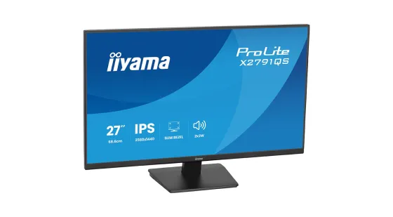 iiyama X2791QS-B1 Écran ProLite 27 pouces doté de la technologie IPS, d'une résolution QHD et de la certification Eye Comfort