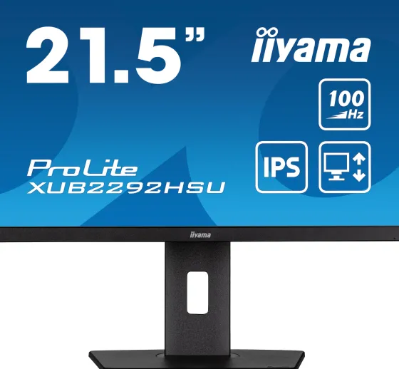 iiyama XUB2292HSU-B6 - Moniteur IPS 22", 1920 x 1080 Full HD, 100Hz, 0.4ms
