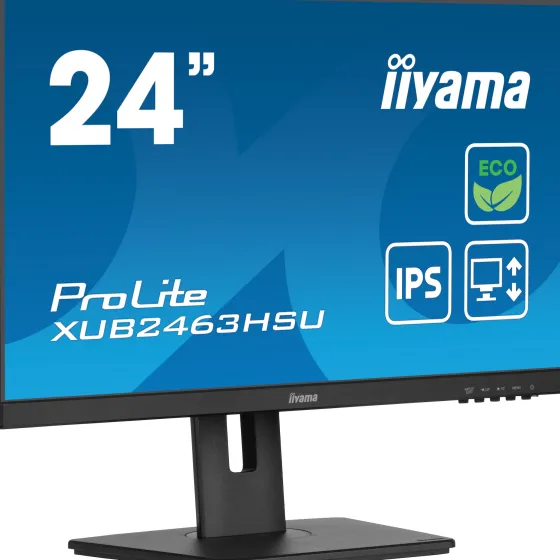iiyama XUB2463HSU-B1 - Moniteur IPS 24", 1920 x 1080 Full HD, 100Hz, 3ms