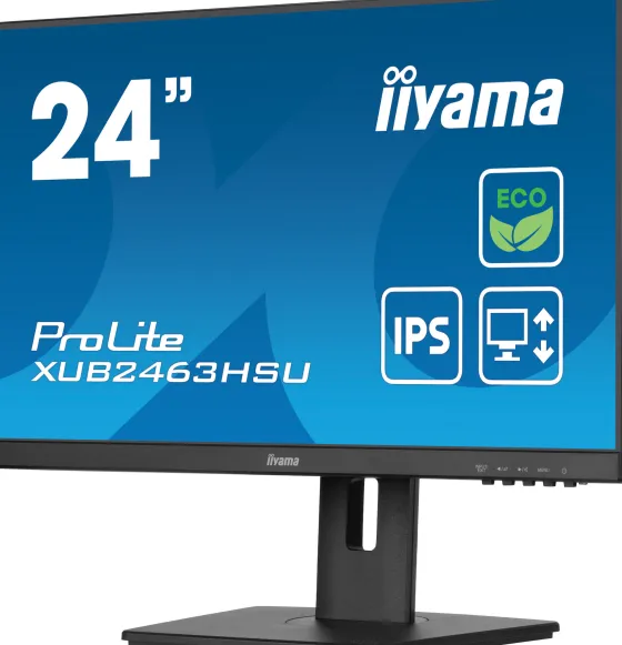 iiyama XUB2463HSU-B1 - Moniteur IPS 24", 1920 x 1080 Full HD, 100Hz, 3ms