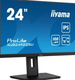 iiyama XUB2492QSU-B1 - Moniteur IPS 24", 2560 x 1440 QHD / WQHD, 100Hz, 1ms