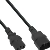 Inline câble d'alimentation, C13 vers C14, noir, 3 m
