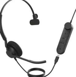 Jabra Engage 50 II Link, Mono, USB-C, MS - Micro-casque mono filaire certifié pour Microsoft Teams