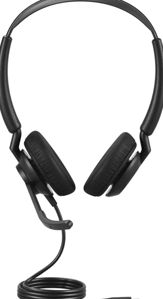 Jabra Engage 50 II Stereo, USB-C, UC - Micro-casque stéréo filaire certifié pour les plates-formes UC (micro-casque uniquement)