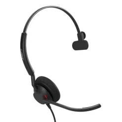 Jabra Engage 40 Inline Link - USB-A/USB-C - Micro-casque filaire mono certifié pour les plates-formes UC
