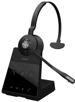 Jabra Engage 65 SE - DECT, micro-casque mono USB-C vers USB-A sans fil/filaire | certifié pour les plateformes UC