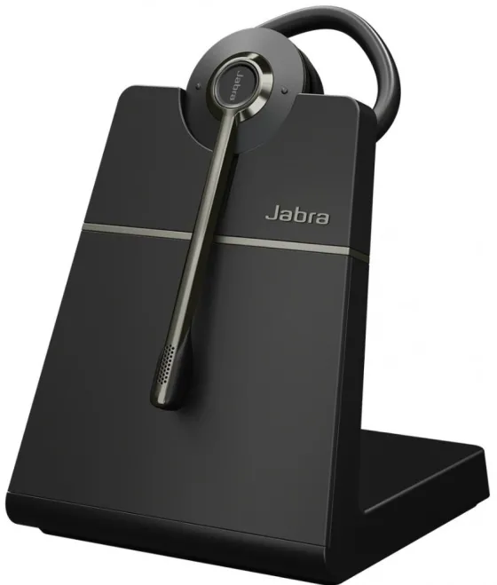 Jabra Engage 55 SE - DECT, USB-A - micro-casque sans fil convertible mono avec crochet d'oreille | certifié pour Microsoft Teams | avec support de charge