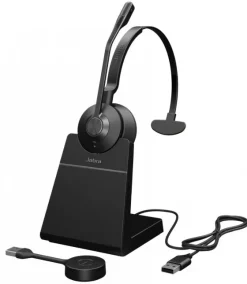 Jabra Engage 55 SE - DECT, USB-A - micro-casque mono sans fil certifié pour les plateformes de communications unifiées | avec support de charge