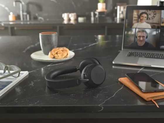 Jabra Evolve2 75 - Micro-casque stéréo sans fil pour UC, Bluetooth, USB-C, noir