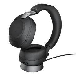 Jabra Evolve2 85 - Micro-casque stéréo USB-C UC avec base, noir