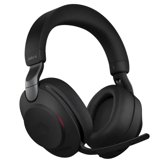 Jabra Evolve2 85 - Micro-casque stéréo USB-A UC avec base, noir