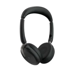 Jabra Evolve2 65 Flex Link380a MS Stereo - Micro-casque stéréo sans fil avec USB-A - certifié pour Microsoft Teams, socle de chargement inclus