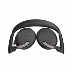 Jabra Evolve2 65 Flex Link380a MS Stereo - Micro-casque stéréo sans fil avec USB-A - certifié pour Microsoft Teams