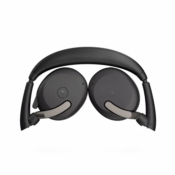Jabra Evolve2 65 Flex Link380a MS Stereo - Micro-casque stéréo sans fil avec USB-A - certifié pour Microsoft Teams