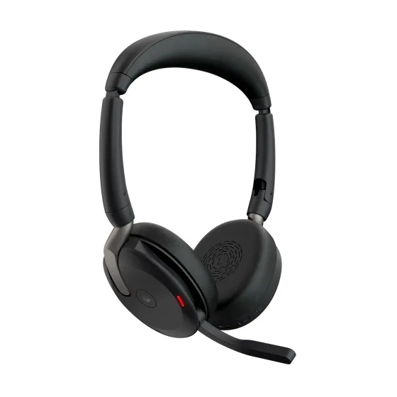 Jabra Evolve2 65 Flex Link380a UC Stereo - Micro-casque stéréo sans fil avec USB-A pour plateformes UC
