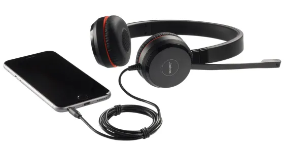 Jabra Evolve 30 II UC Stéréo - Micro-casque stéréo optimisé pour les Communications Unifiées