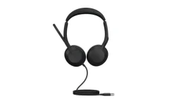 Jabra Evolve2 50 Link380a MS Stereo - Micro-casque stéréo filaire avec USB-A certifié pour Microsoft Teams