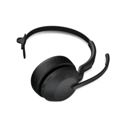 Jabra Evolve2 55 Link380a UC Mono - Micro-casque mono sans fil avec USB-A socle de chargement inclus