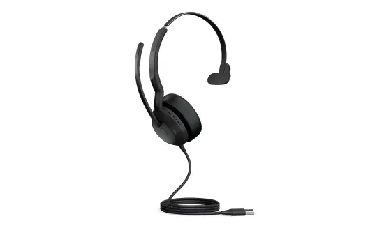 Jabra Evolve2 50 Link380a UC Mono - Micro-casque mono filaire avec USB-A