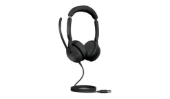 Jabra Evolve2 50 Link380a UC Stéréo - Micro-casque stéréo filaire avec USB-A