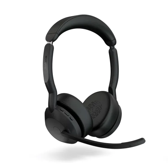 Jabra Evolve2 55 Link380a UC Stereo - Micro-casque stéréo sans fil avec USB-A