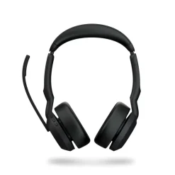 Jabra Evolve2 55 Link380a UC Stereo - Micro-casque stéréo sans fil avec USB-A socle de chargement inclus