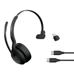 Jabra Evolve2 55 Link380c UC Mono - Micro-casque mono sans fil avec USB-C
